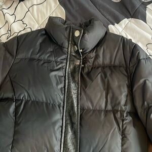 Black Coach puffer jacket, size Medium